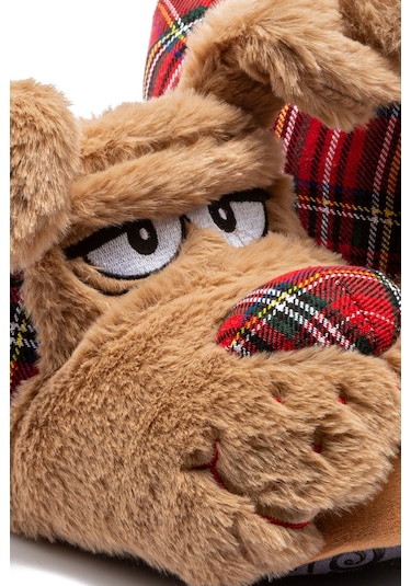 Zizu Erkek Hayvanlı Panduf Kahverengi 41/46 Kahve