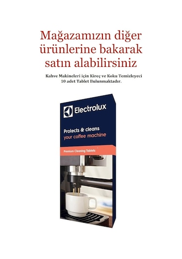 Electrolux E6Cm1-5St Kahve Makinesi . Cam Demlik - Hazne