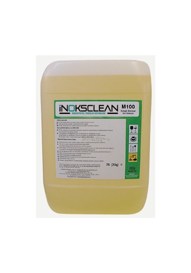 Inoxclean M100 Endüstriyel Tip Bulaşık Makinesi Deterjanı 20 L