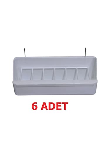 Uzun Beyaz Yemlik 6 Gözlü 6 Adet