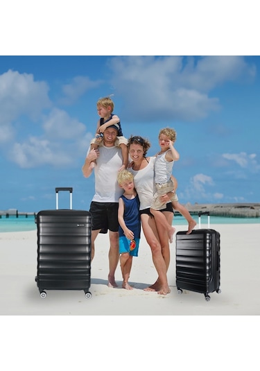Vegmann Delphin Siyah Kabin Boy Valiz Siyah