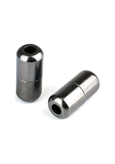 Vidalı Platin Renk 5 Çift Ayakkabı Bağcık Ucu Platin