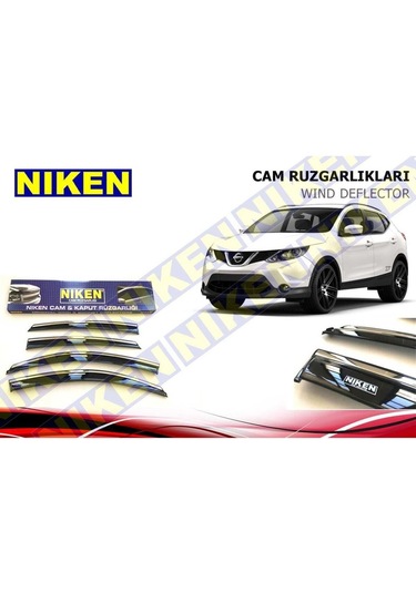 Nissan Qashqai Kromlu Cam Rüzgarlığı 2014 Sonrası