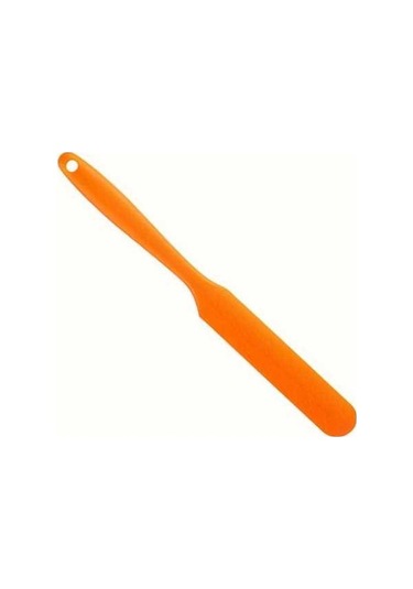 Trendooze Yapışmaz Sunshine022 Turuncu Silikon Kavanoz Spatulası 1 Adet Isıya Dayanıklı Gıda Uyumlu Turuncu Turuncu