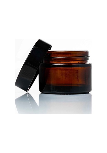 30ml Kahverengi Cam Krem Kavanozu, 24 Adet, Kozmetik Kavanoz,krem Kavanozu, Cam Kavanoz