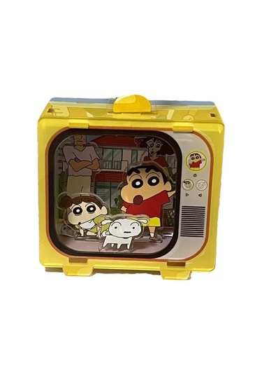 Reedark Yeni Gizemli Akrilik Gece Lambası - Sevimli Shin-chan Tv Desenli, Odalar Ve Yurtlar İçin Dekoratif Hediye Diğer