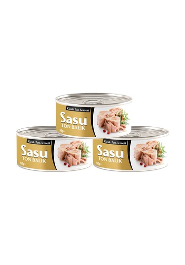 Sasu Klasik Ton Balığı Bütün Dilim 3 x 160 G