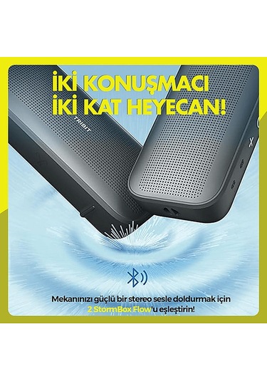 Trıbıt Stormbox Flow 25w 30 Saat Oynatma Süresi Ip67 Su Geçirmez Powerbank Özellikli Taşınabilir Bluetooth Hoparlör