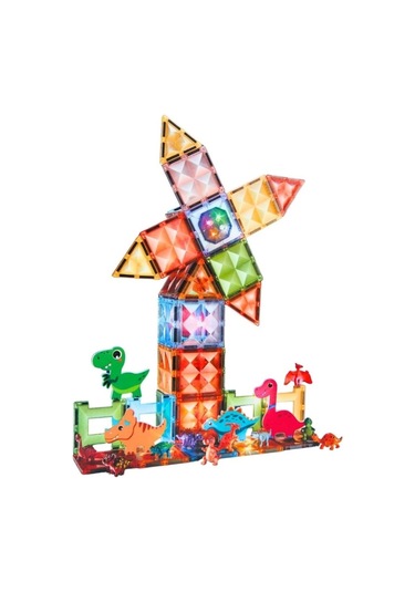 Magnetic Tiles Star Diamond Light Version 82 Parça / Ch1221