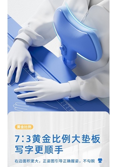 Ebitda Öğrenci Oturma Duruşu Düzeltici Masaüstü Çalışma Standı Mavi