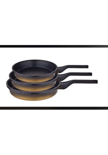 Özkent K536 Granit Döküm Tava Seti Sarı