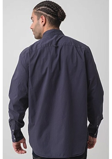 Erkek Logolu Gömlek - Lacivert 4112002