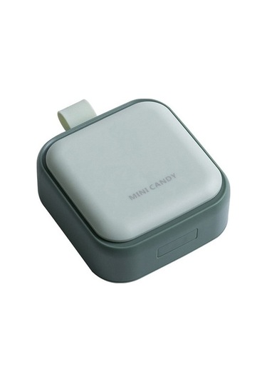 Tongxida Yeşil Taşınabilir Sones İlaç Kutusu, Küçük Saklama Paketi, Çevik Kullanım Yeşil