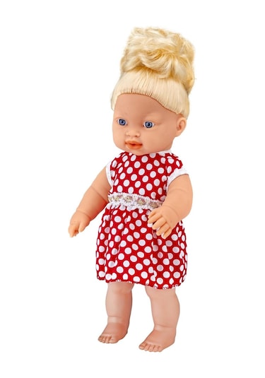 Konuşan 35 Cm Sarışın Nazlı Bebeğim Eğitici Oyuncak Et Bebek