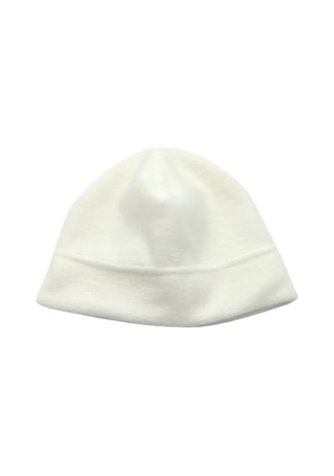 Unisex Ekru Kışlık Yumuşak Dokulu Polar Bere