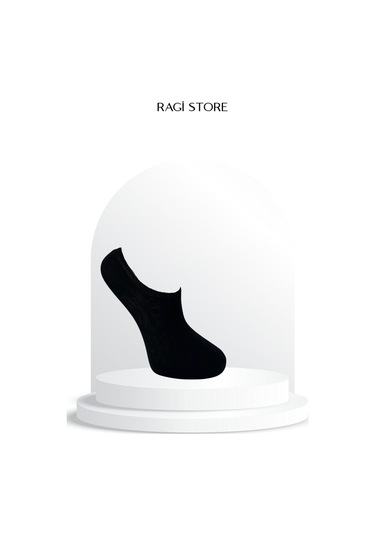 Ragi Store 8'li Sıfır Bilek Unisex Çorap Siyah