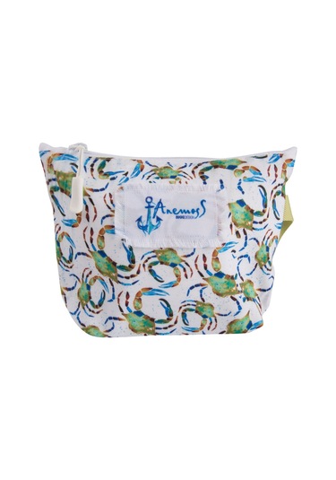 Anemoss Yengeç Yeşil Makyaj Çantası