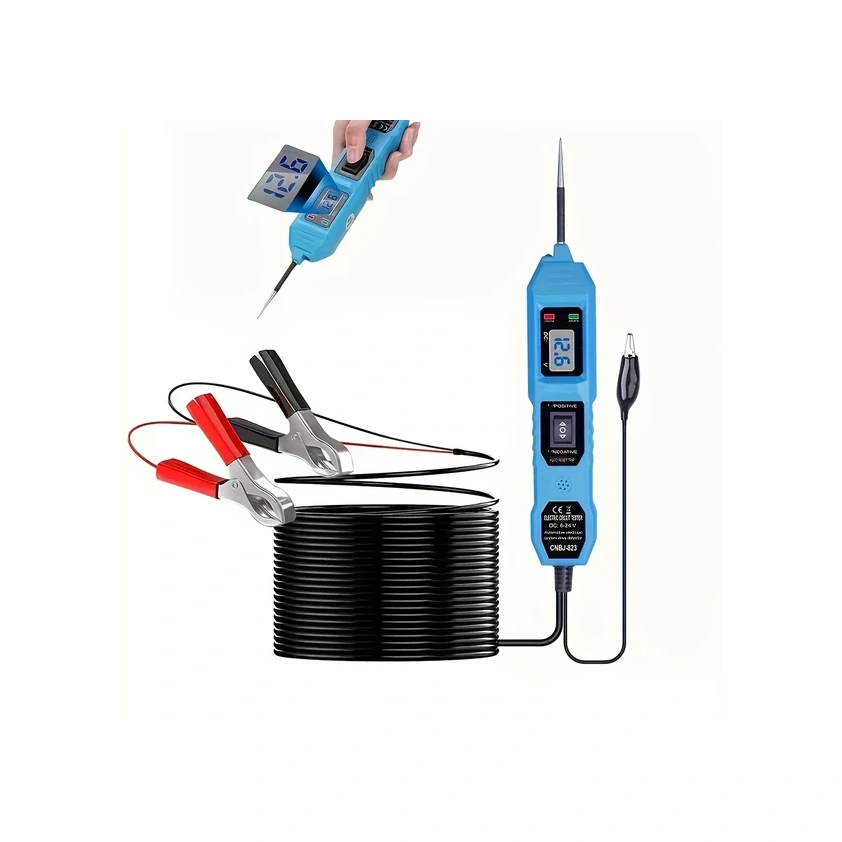 Willowhaven Mavi 1 Adet Autopro Araç Devre Test Cihazı 3 5 36v Dc Voltmetre Led Aşırı Yük Korumalı