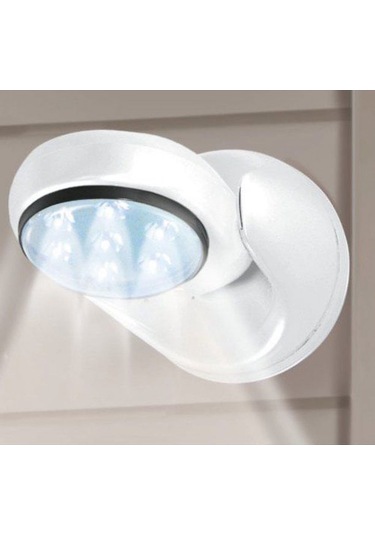 Vkemall Kablosuz Hareketli Sensörlü Led Işık, Pil Beslemeli, 360 Döner Taban, 180 Pivot Kafa, Ultra Parlak, 30 Saniye Aydınlatma, Dış Mekan Uygun Beyaz