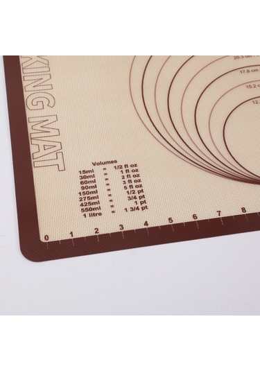 Skycity Yüksek Sıcaklığa Dayanıklı Yemek-grade Silikon Hamur Yoğurma Ve Fırın Matı 42x29.5cm - Anti Yapışkan, Çevre Dost, Pratik Pastane Aksesuarı Diğer