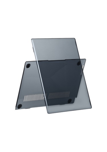 Huawei Matebook X 2020 İçin Darbeye Dayanıklı Kristal Dizüstü Bilgisayar Koruyucu Kılıf Siyah Siya
