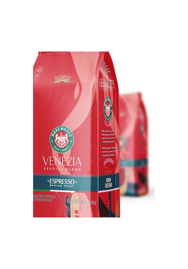 Mare Mosso Espresso Venezia Taze Kavrulmuş Çekirdek Kahve 2 x 1 KG
