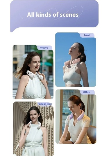 Jialan Taşınabilir Pil Şarj Edilebilir Kamp Eller Serbest Boyun