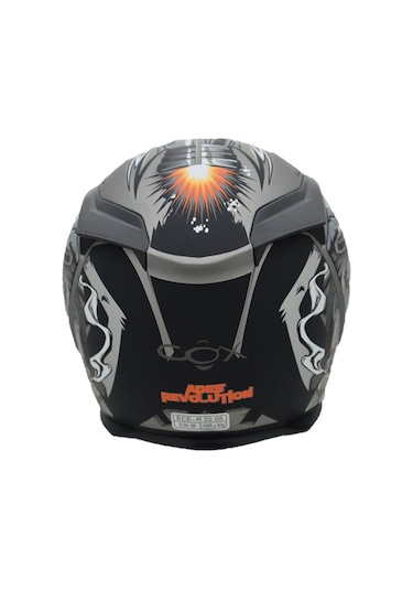 Cox Güneş Vizörlü Kapalı Kask Sr-F Boom Mat