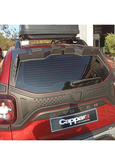 Dacia Duster Arka Cam Üstü Spoyler Mat Siyah Abs 2018-Sonrası