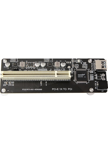 Pazly Pcı-e 1xten Pcıye Genişletme Adaptörü, Sürücüsüz, Güç Gerektirmeyen, Çok Amaçlı, 3.2x1.6x1.5cm