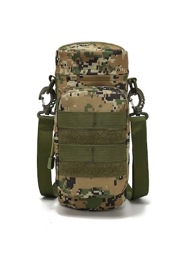 Novahub Lıcorıce Açık Hava Yalıtımlı Su Şişesi Postacı Çantası Yeşil Yeşil