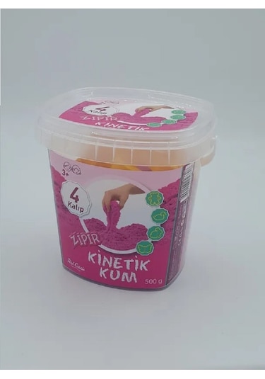 Zıpır Kum Pembe 500 G Kova-Red Castle ZKG500-203