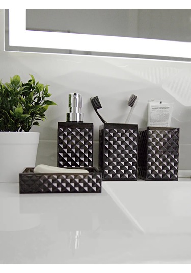 Masteriska Banyo Aksesuarları Seti 377469254 Siyah