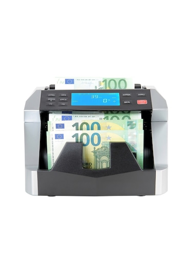 Plus Schwarz Karışık Para Sayma Makinesi, TL, Euro, Usd + Müşteri Ekranı
