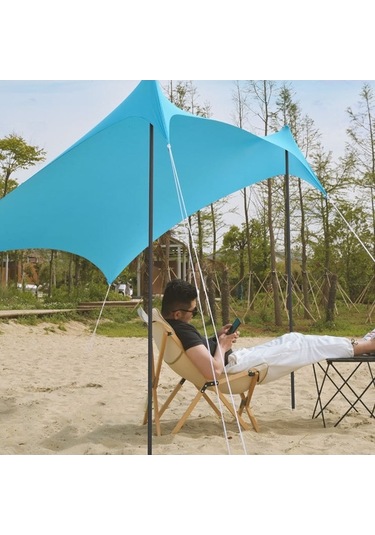 Ebitda Leke Geçmez Hafif Alüminyum Kamp Çadırı Direği - Katlanabilir, Taşınabilir Ve Dayanıklı Gümüş Gümüş