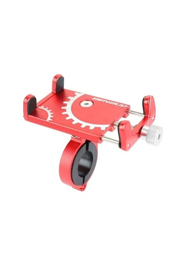 Rogfer Pil Elektrikli Araç Motosiklet Bisiklet Sürme Navigasyon Alüminyum Alaşımlı Cep Telefonu Braketi Kırmızı Kırmızı Kırmızı