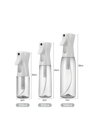 Yifomall 500ml Siyah Sprey Şişesi - Yüksek Basınçlı İnce Sis Püskürtme, Dezenfektan Ve Nemlendirme İçin