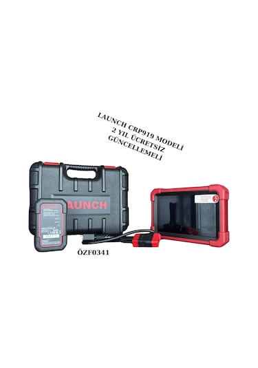 Özf0341 Launch Pro Crp909 Crp919 2 Yıl Güncellemeli Lisanslı Arıza Tespit Cihazı