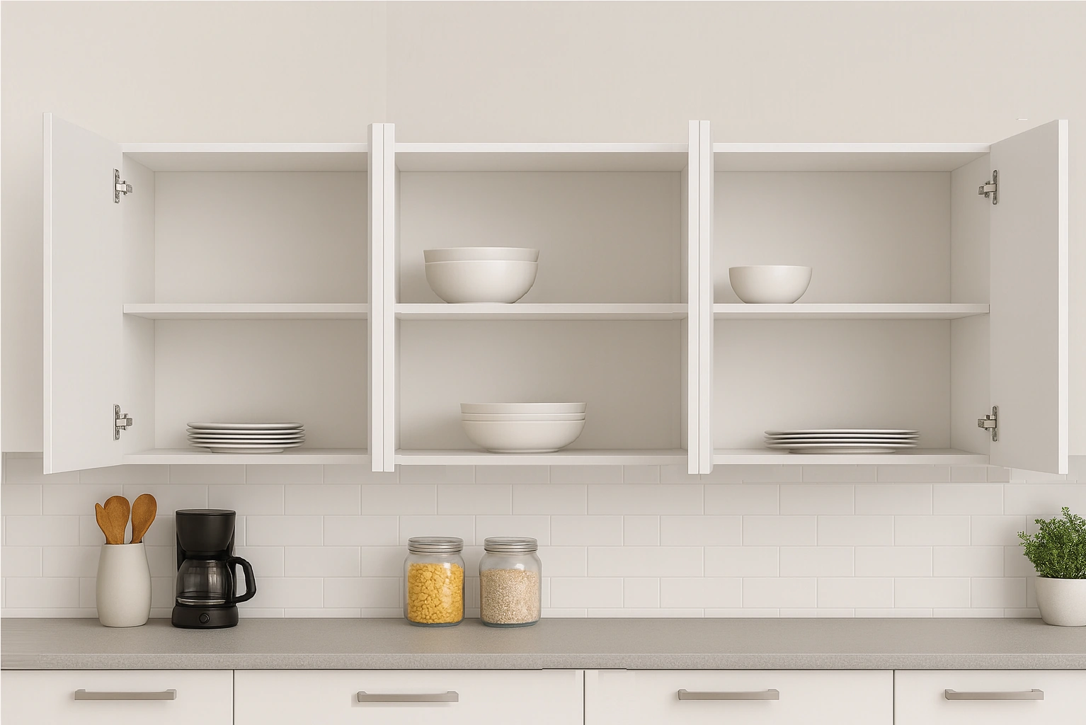 210luk Üst Modül, Mutfak Dolabı, Çok Amaçlı Dolap, Kiler Dolabı