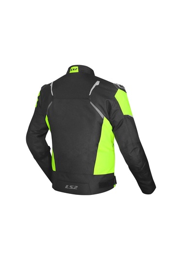 Ls2 Zoom Erkek Motosiklet Mont Siyah-neon Sarı