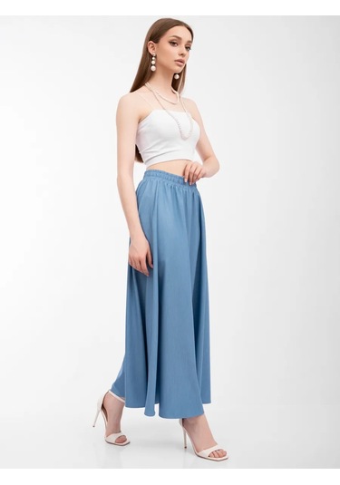 Begi Brand Yazlık Kot Çan Etek 383965889 Açık Mavi