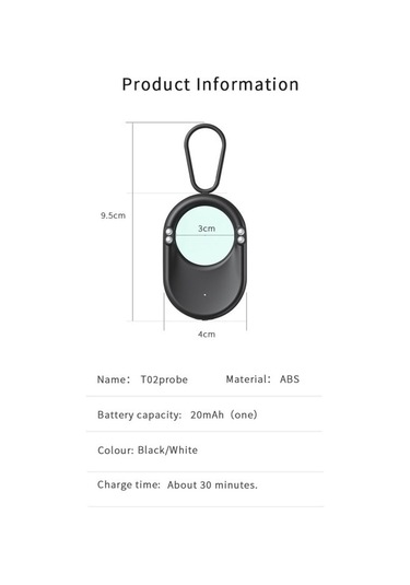 Geeroyoo Kızılötesi Gizli Kamera Dedektörü, Renkli Lensli Taşınabilir Şarjlı Cihaz Tarayıcı