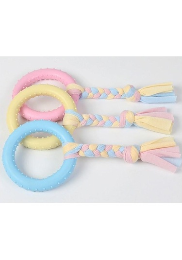 Mixpet Halat Düğümlü Kauçuk Halka Köpek Oyuncak Large 26 CM