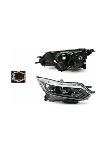 Qashqai Sağ Far Motorlu Yazılı 2017-2021 Makyajlı