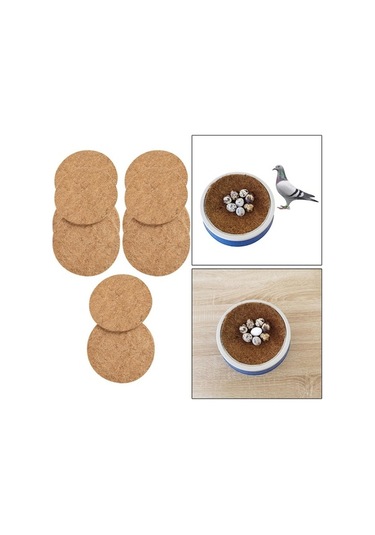 Trendooze Homyl Tavuk Yuvalama Pedleri İçin 20cm'lik Hindistan Cevizi Malçı