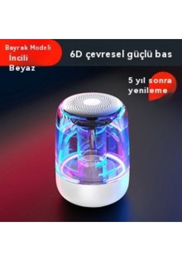 Kristal Cam Kablosuz Bluetooth Tws Hoparlör 1000mah