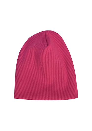 Luess Çocuk Unisex Fitilli Kışlık Bere Koyu Pembe