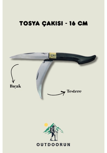 Nobrand Tosya Kamp Çakısı - 16 Cm siyah
