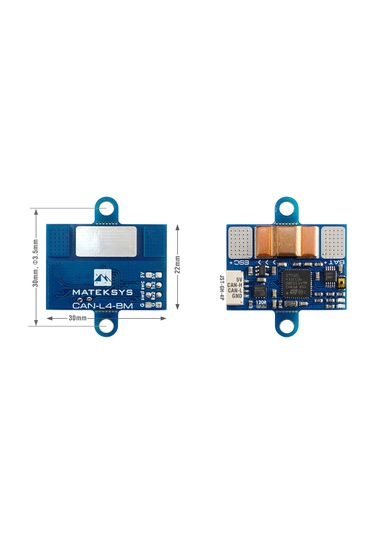Matek Systems Can Digital Power Monitor Can-l4-bm