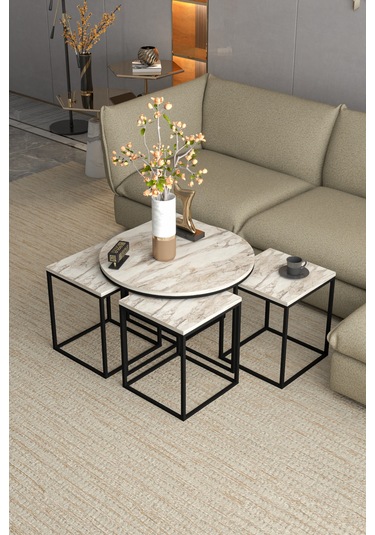 Tv Sehpası Mira 5030 Atlantik Gold 160 Cm 35 Cm 50 Cm Çok Renkli